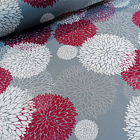 Tessuto decorativo BLACK OUT Astra bordeaux