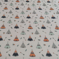 Tessuto di cotone teepee