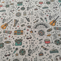 Tessuto decorativo Musica