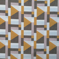Tessuto decorativo Geo giallo