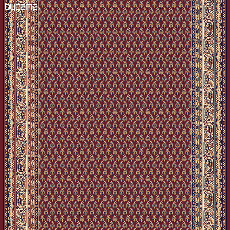 tappeto in pezzo SOLID 03 bordeaux