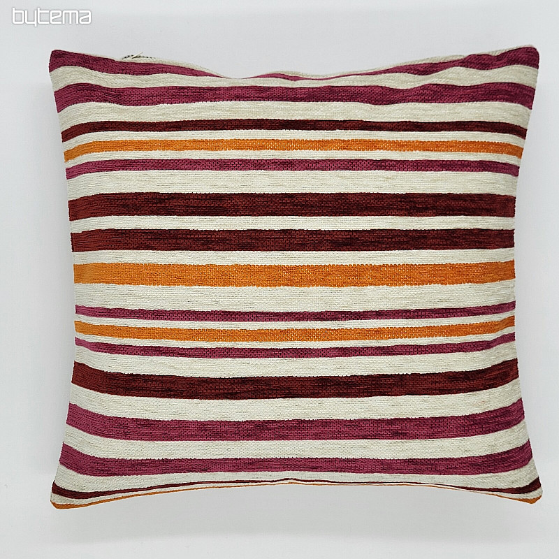 Cuscino decorativo LINE arancio rosa