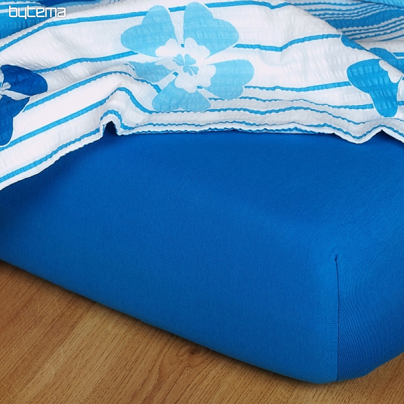 Lenzuolo in jersey colore blu royal