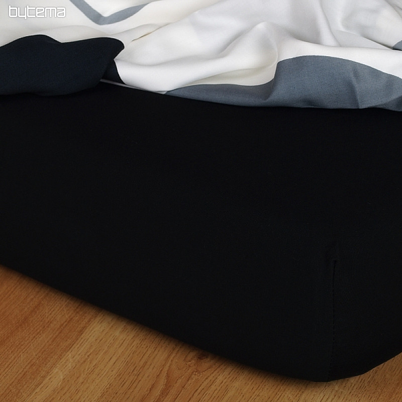 Lenzuolo in jersey colore nero