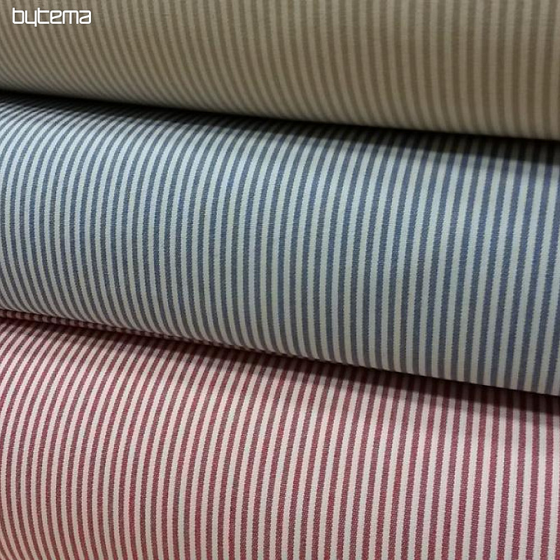 Tessuto decorativo Striscia rossa 150cm