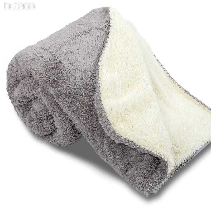 coperta Sheep-sheep 150/200 grigio st./crema