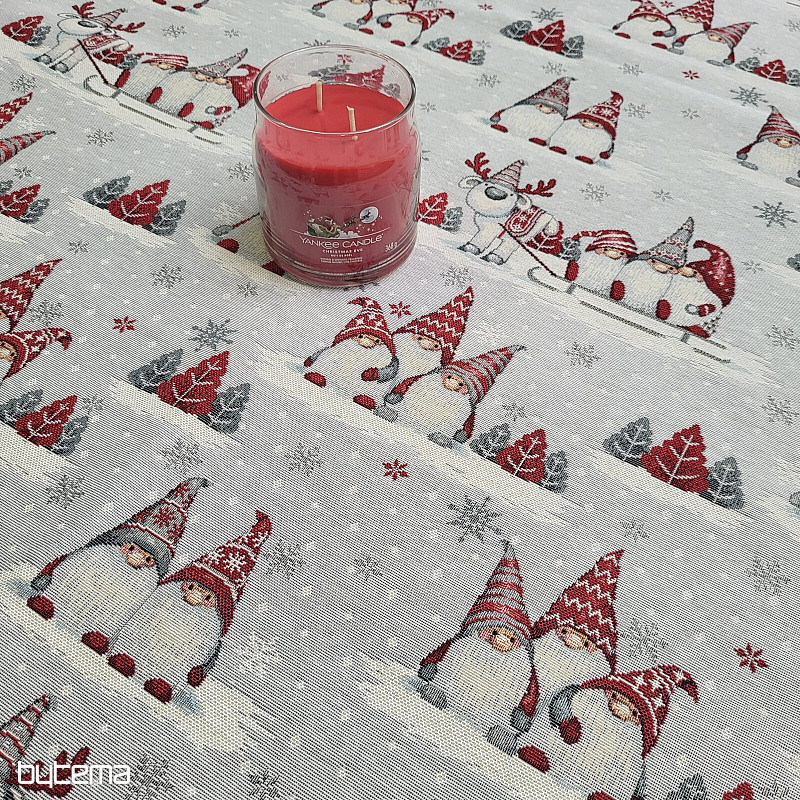 Tovaglia e sciarpa in arazzo ELFI DI NATALE 2