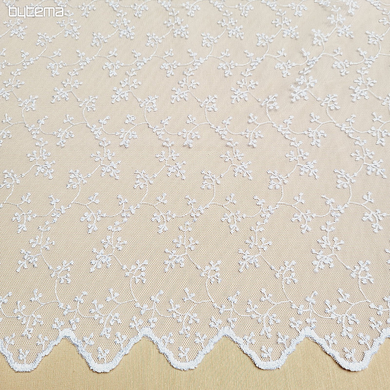Tenda ricamata di lusso TINY WHITE Twig