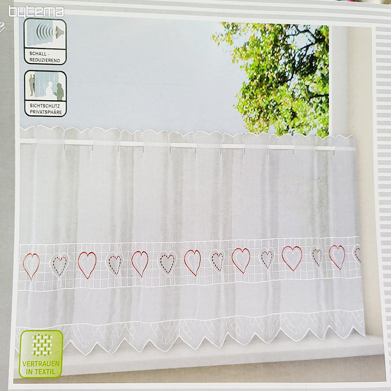 Tenda pronta GERSTER bianco - CUORE