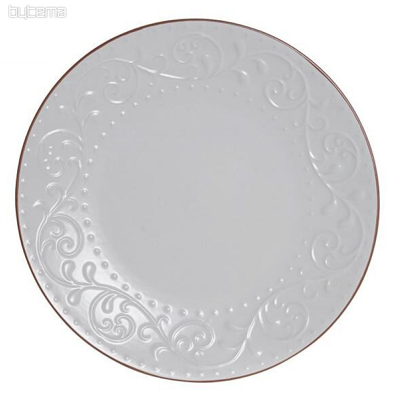 Piatto fondo RILIEVO BIANCO 27,5x2cm bianco