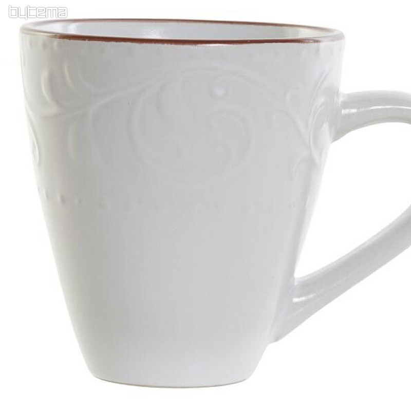 Tazza WHITE RELIEF 325ml bianca