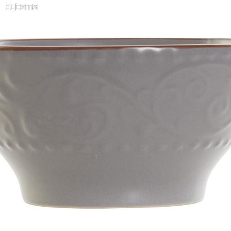 Ciotola GRAY RELIEF 14,7x7,7 cm grigia