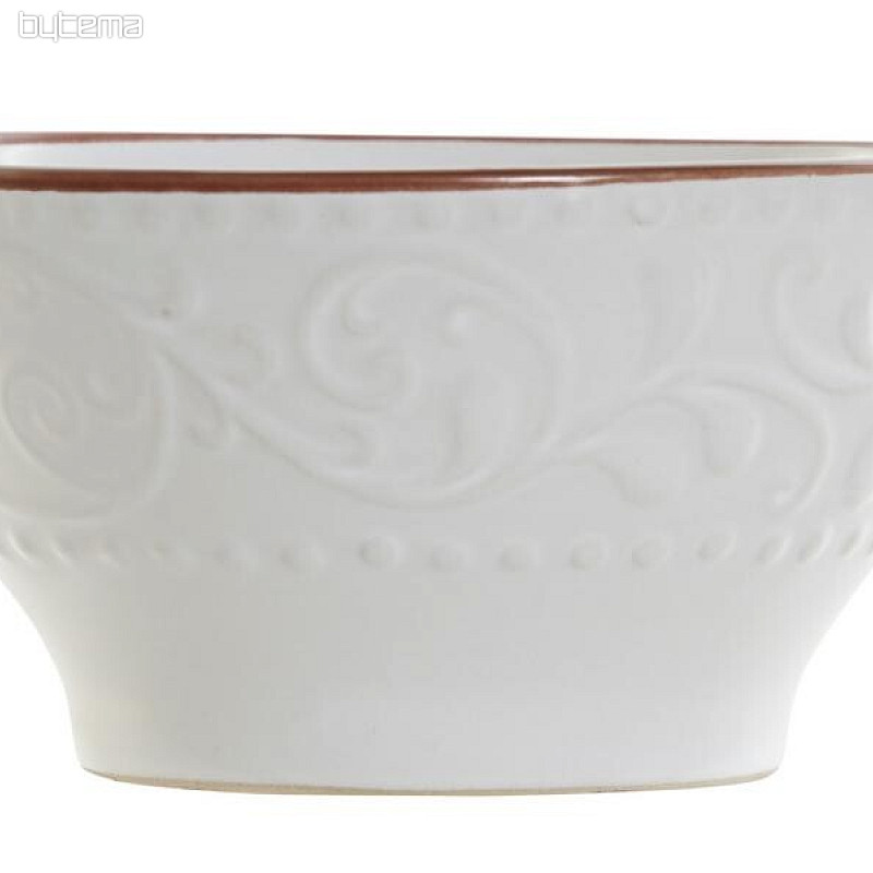 Ciotola WHITE RELIEF 14,7x7,7 cm bianca