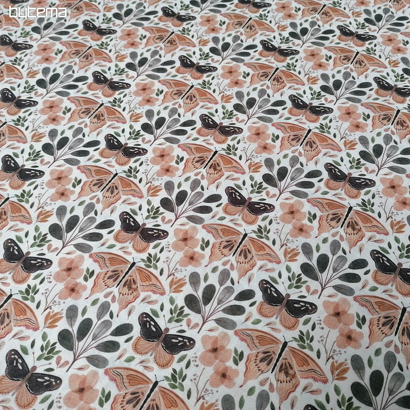 Tessuto di cotone FARFALLE