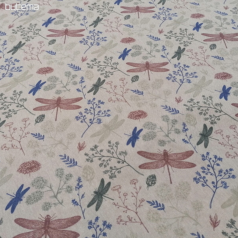 Tessuto decorativo Libellule
