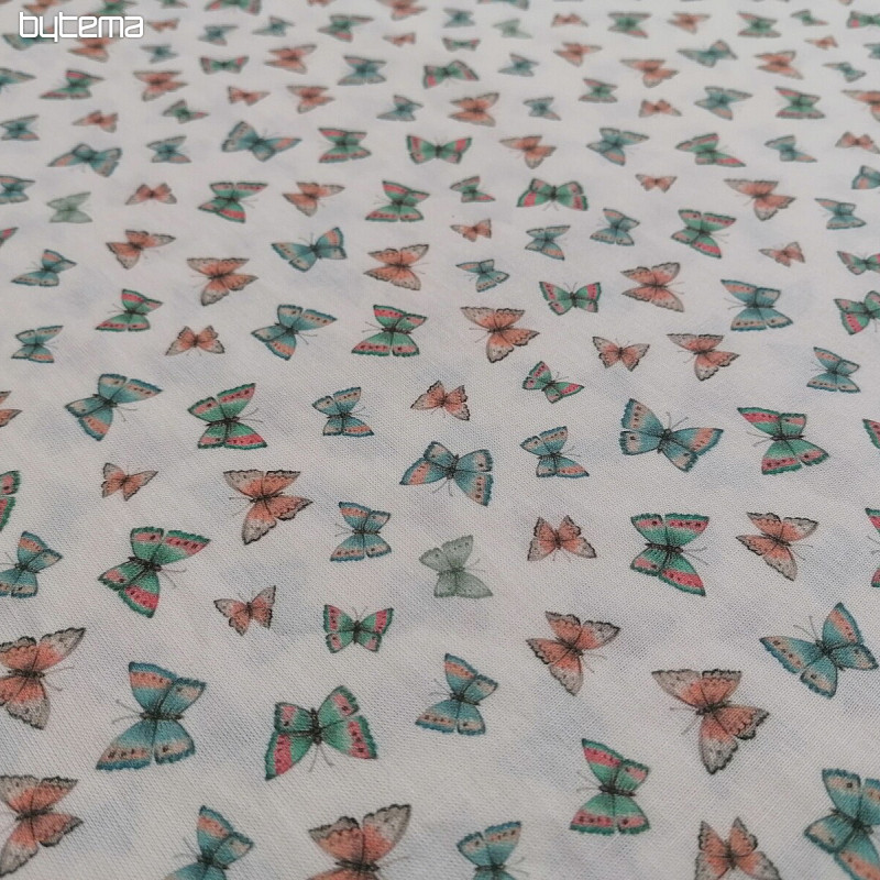 Mini papillon in tessuto di cotone