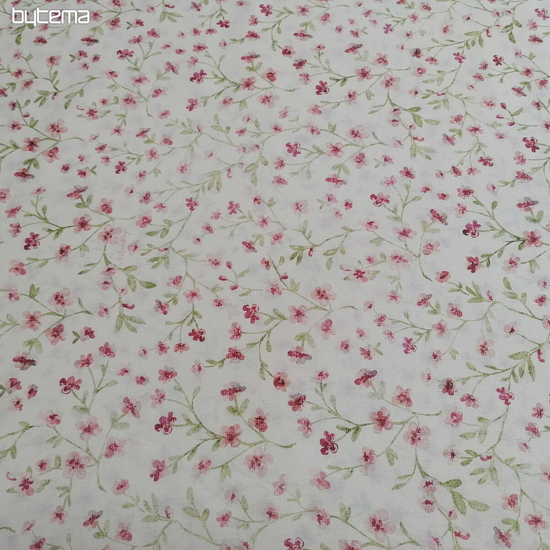 Tessuto di cotone rosa mini sakura
