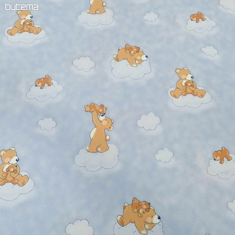 Tessuto decorativo TEDDY BLU