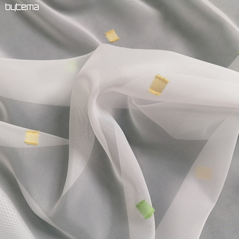 Tenda in voile bianco 9350/300/42