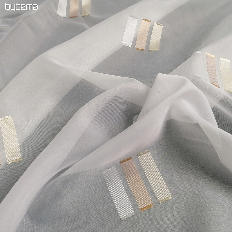 Tenda in voile bianco 36935/320