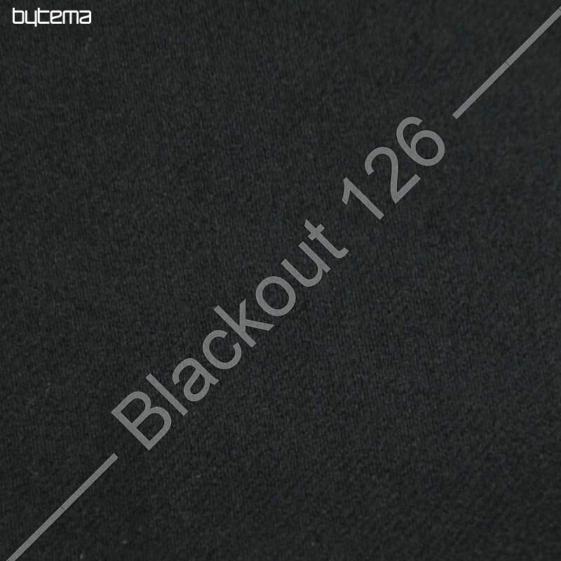 Tessuto decorativo BLACKOUT per tende nero 126