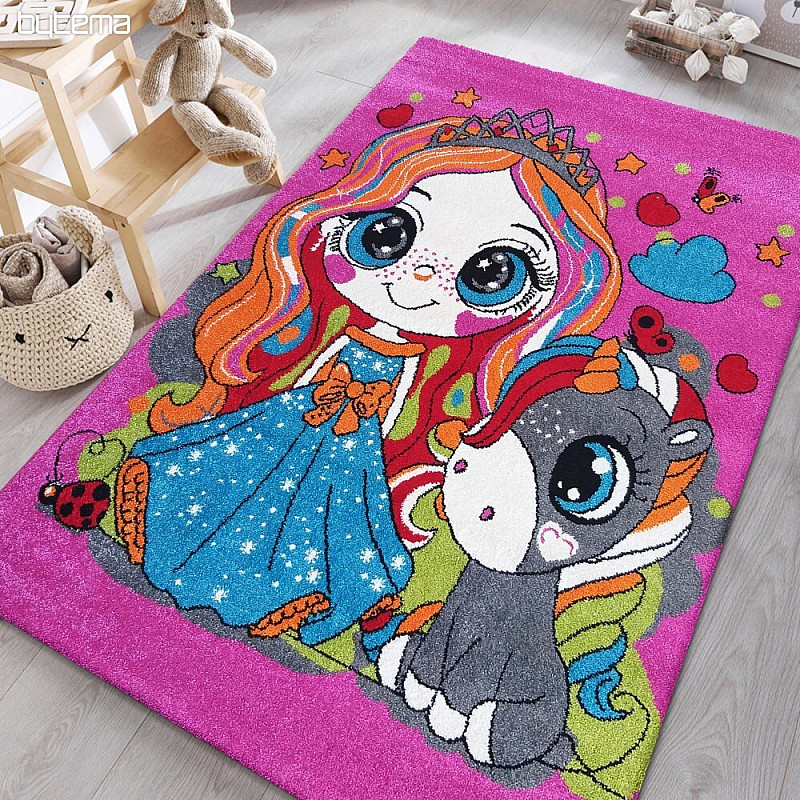 Tappeto per bambini MONDO PRINCESS AND PONY