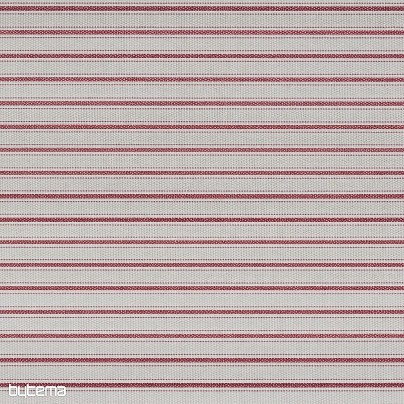 Tessuto decorativo Righe Iris - bordeaux 65