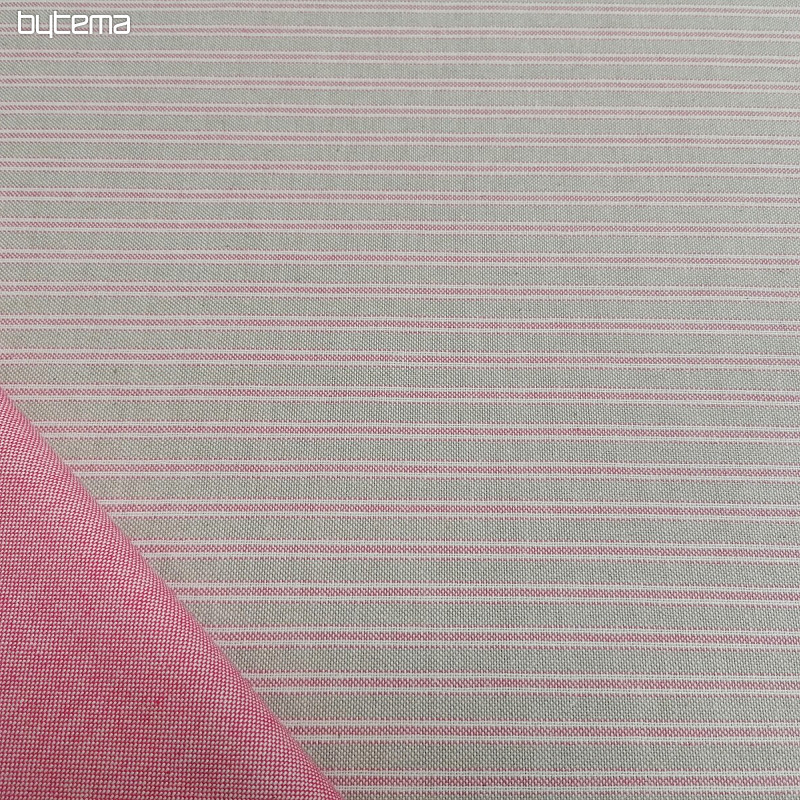 Tessuto decorativo Righe Iris - rosa 76