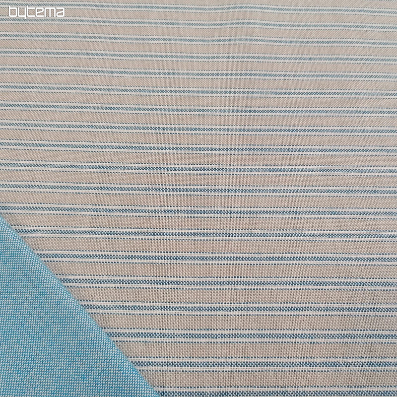 Tessuto decorativo Righe Iris - blu 77
