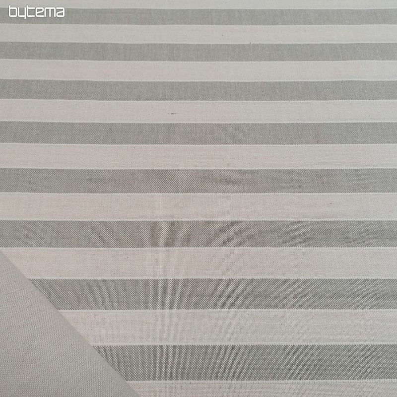 Tessuto decorativo strisce Trebol - beige 2 cm 50