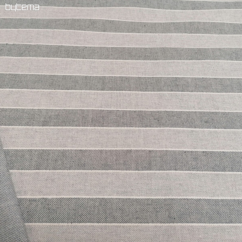 Tessuto decorativo strisce Trebol - grigio 2 cm 72