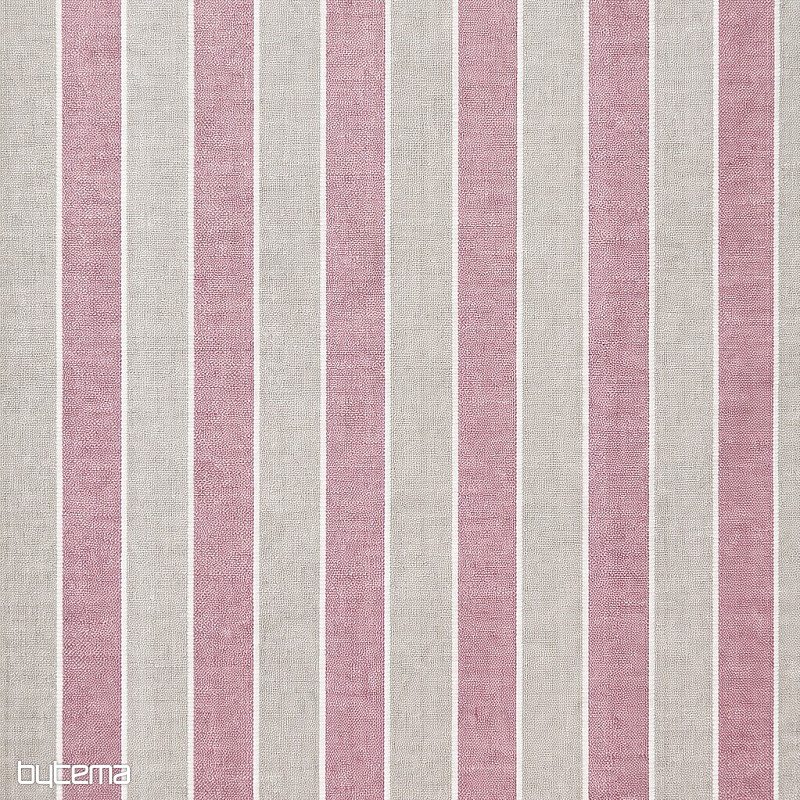 Tessuto decorativo strisce Trebol - rosa 2 cm 76