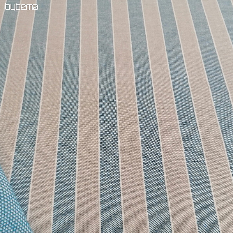 Tessuto decorativo strisce Trebol - blu 2 cm 77