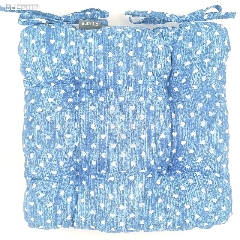 Cuscini per sedia CUORE BLU