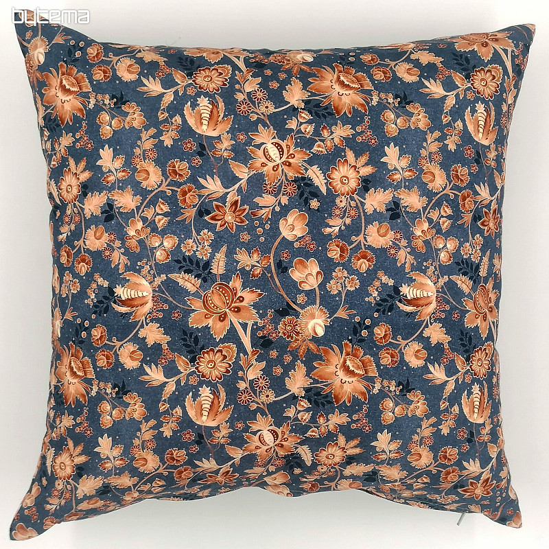 Copertura decorativa Varanasi kalamkari blu