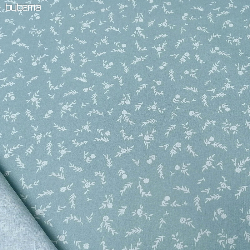 Tessuto di cotone FIORI DI MENTA