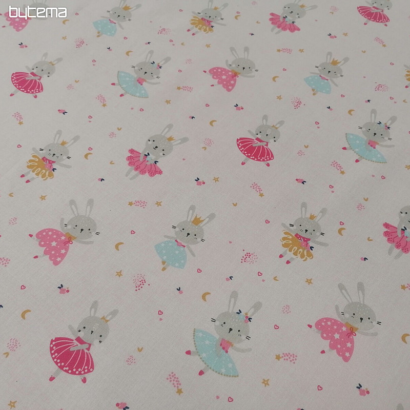 Tessuto di cotone Fata Coniglio