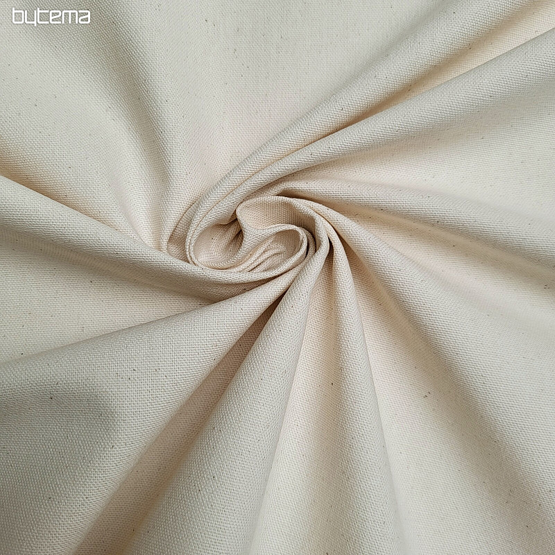Tessuto in cotone UNI SMETANA cotone grosso 220g