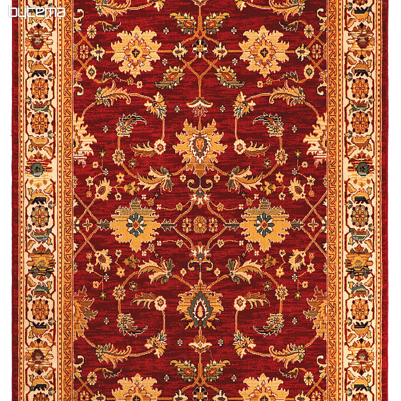Tappeto di lusso in lana JENEEN 482 bordeaux