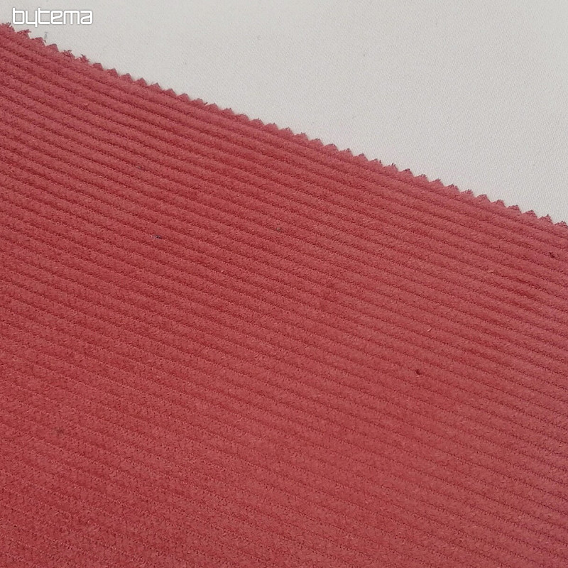 Tessuto di cotone velluto a coste - paprika