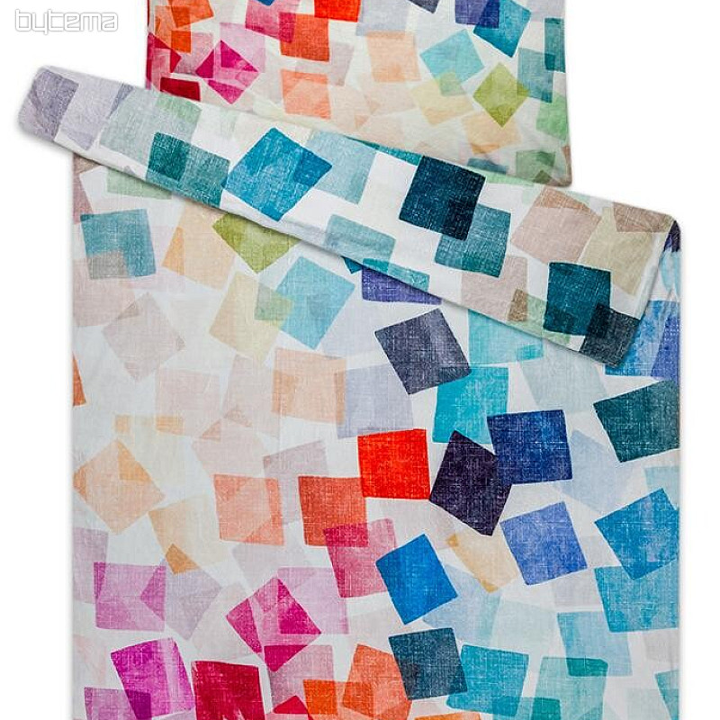 Biancheria da letto in microfibra Microflanella - cubi colorati