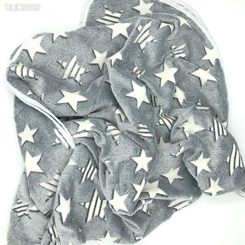 Coperta per bambini SHINY grigio