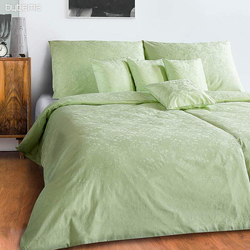 Biancheria da letto damascata BOHEMA SVLAČEC verde