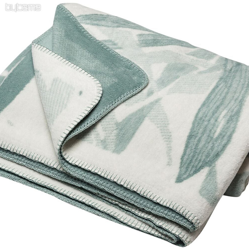 Coperta in cotone BAMBOO foglie verdi 2218/51