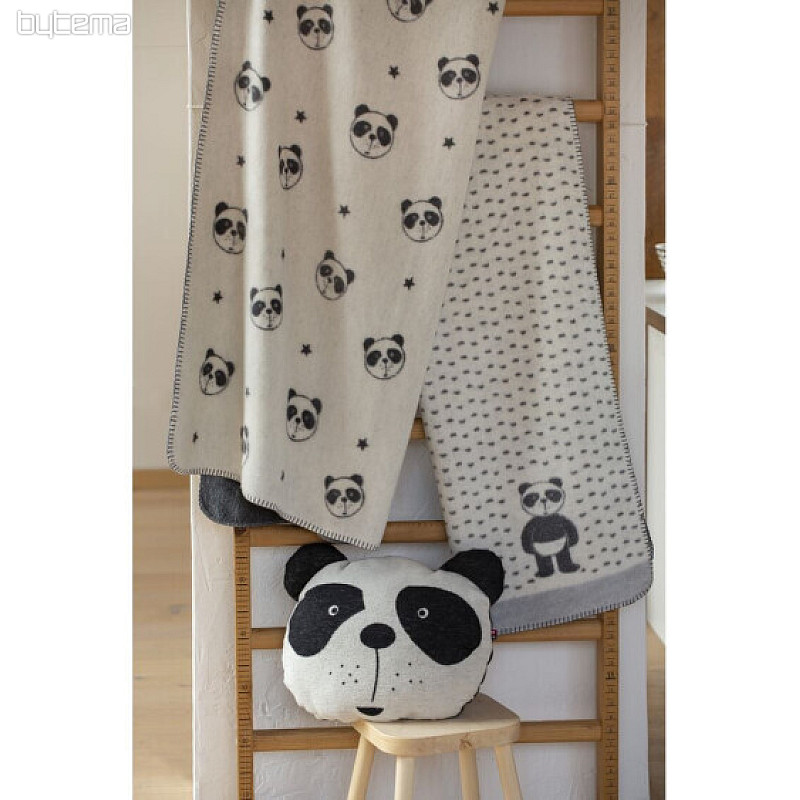 Coperta per bambini PANDA 2212/60 avorio 75x100