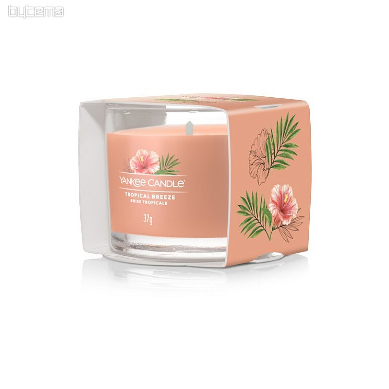 candela YANKEE CANDLE fragranza TROPICAL REEZE IN VETRO 37 g