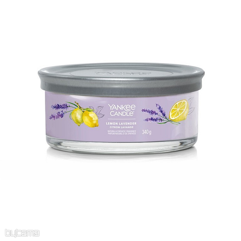 YANKEE CANDLE - BICCHIERE LIMONE LAVANDA MEDIO 5 stoppini