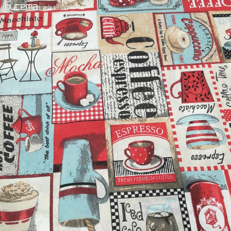 Tessuto decorativo COFFEE TIME