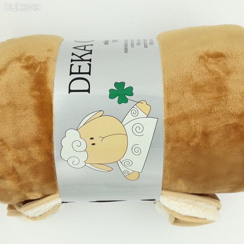 coperta Pecora liscia NOUGAT 150x200