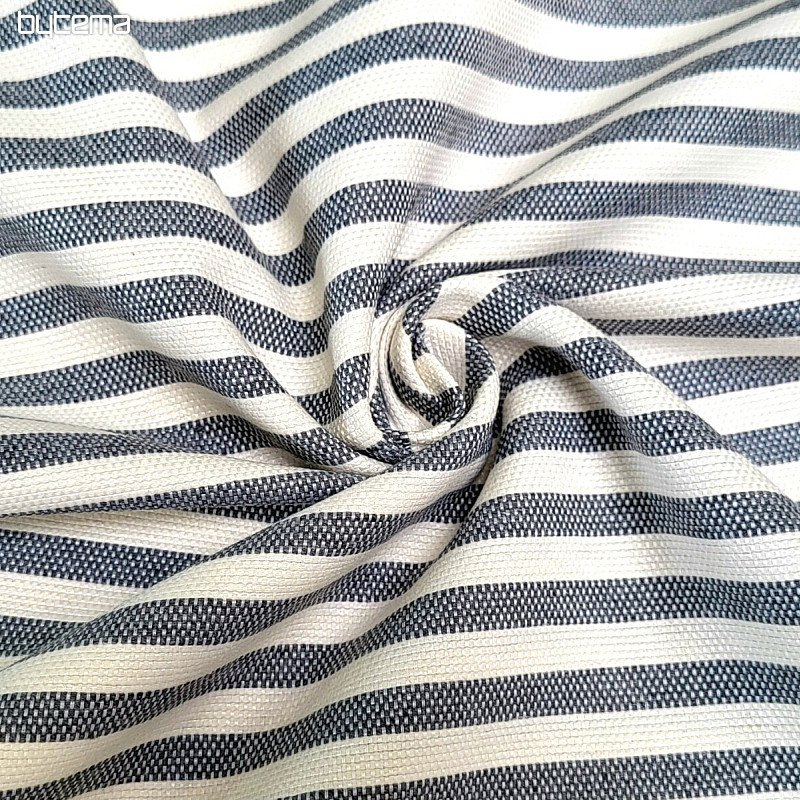 Tessuto decorativo LEO GRIS riga grigia
